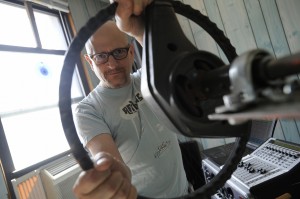 JF in the RADIO WONDERLAND home studio